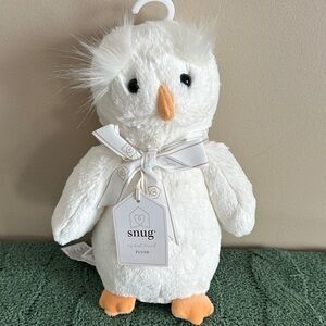 Snug Plush My Best Friend Snow White Owl 🦉 So Cute!! NEW!